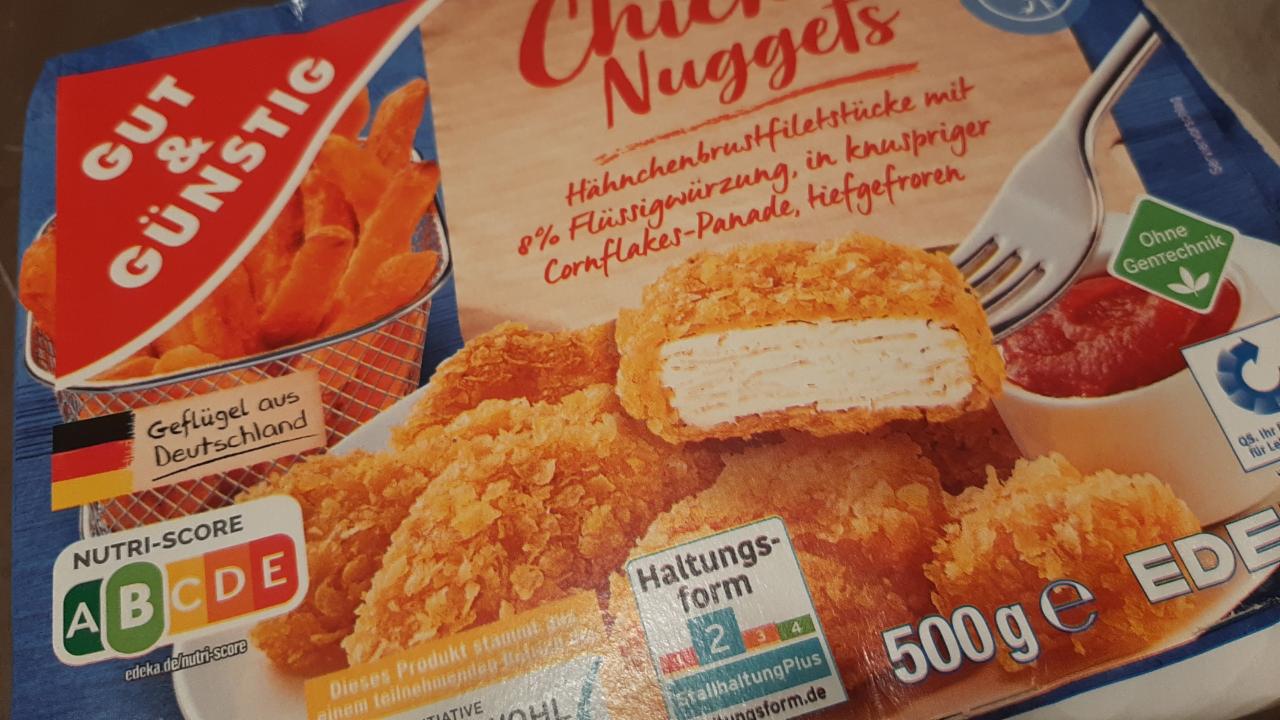 Fotografie - GUT&GUNSTIG Chicken Nuggets mit knuspriger Cornflakes-Panade