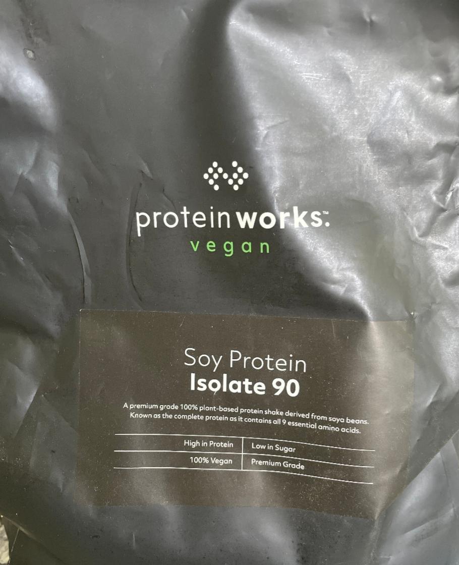 Fotografie - Soy Protein Isolate 90 Choc Peanut Cookie protein works vegan