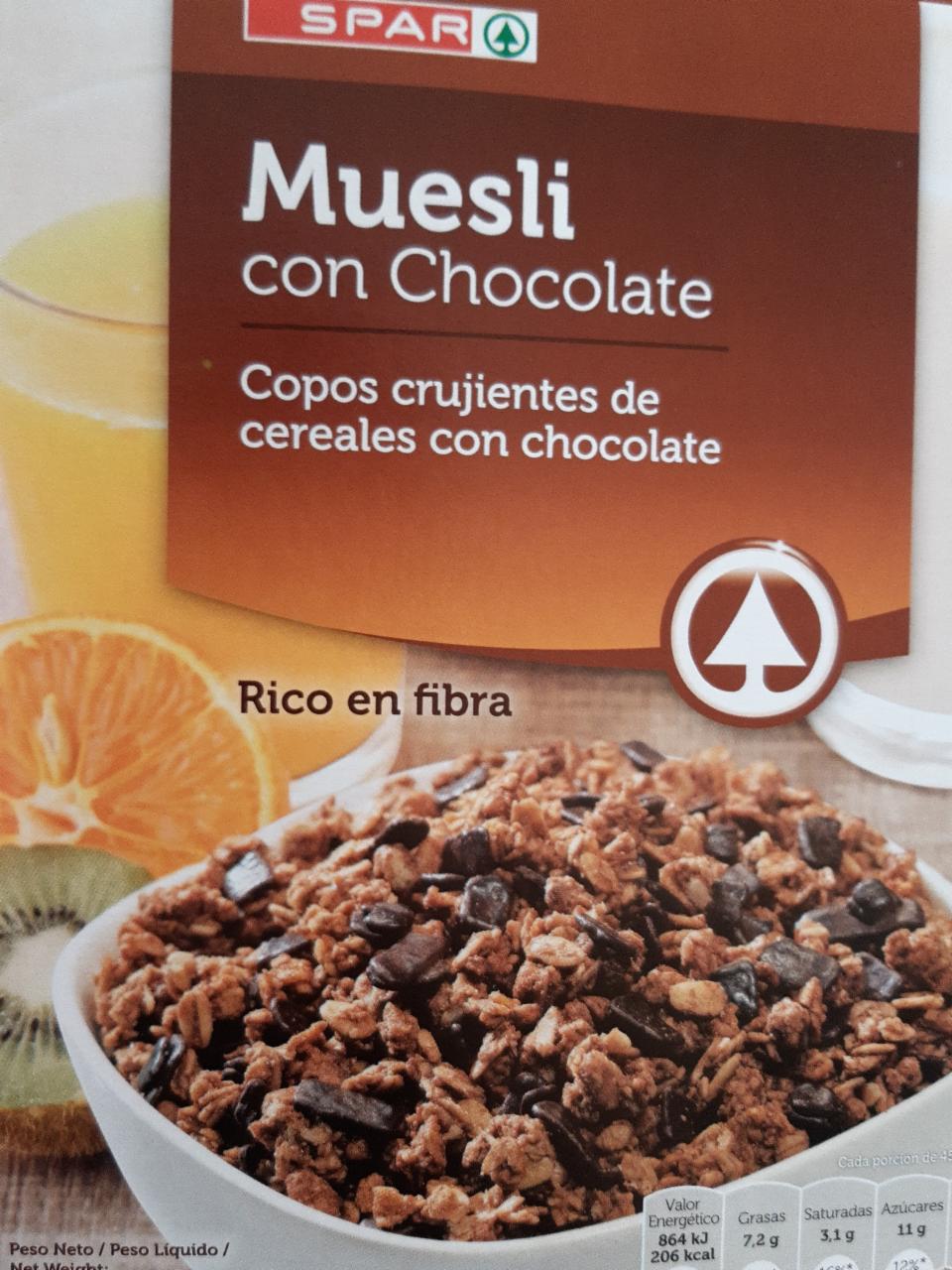 Fotografie - Muesli con Chocolate Spar