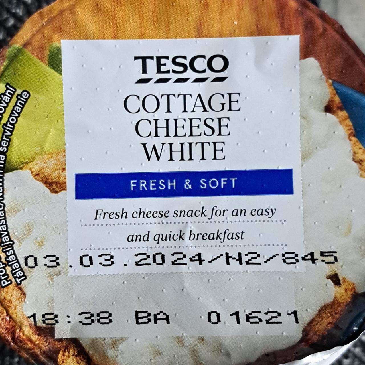 Fotografie - Cottage cheese biely Tesco