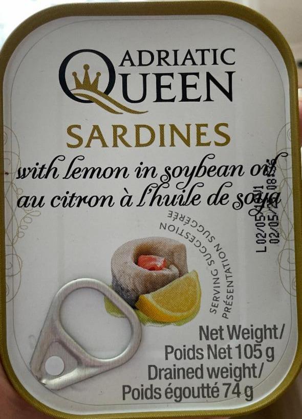 Fotografie - Sardina Sardinky v rostlinném oleji s citrónem Adriatic Queen