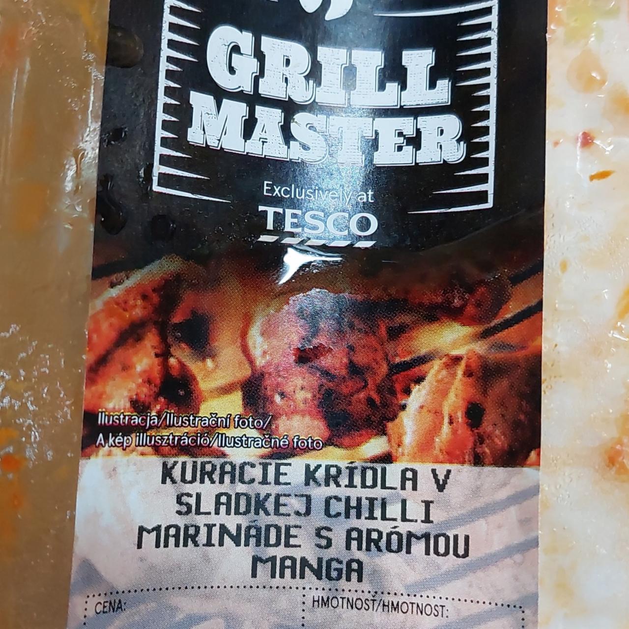 Fotografie - Kuracie krídla v sladkej chilli marináde s arómou manga Grill master