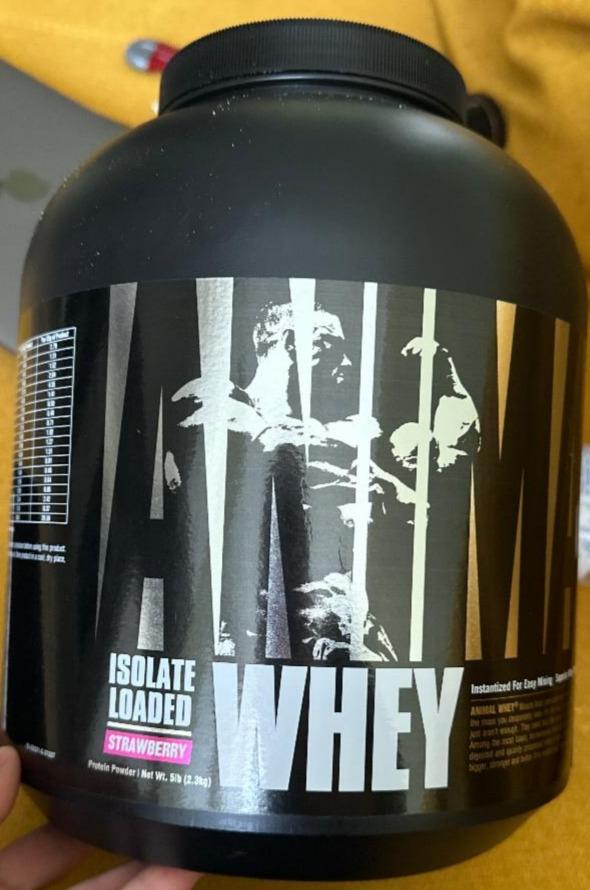 Fotografie - Animal Whey Strawberry Universal Nutrition