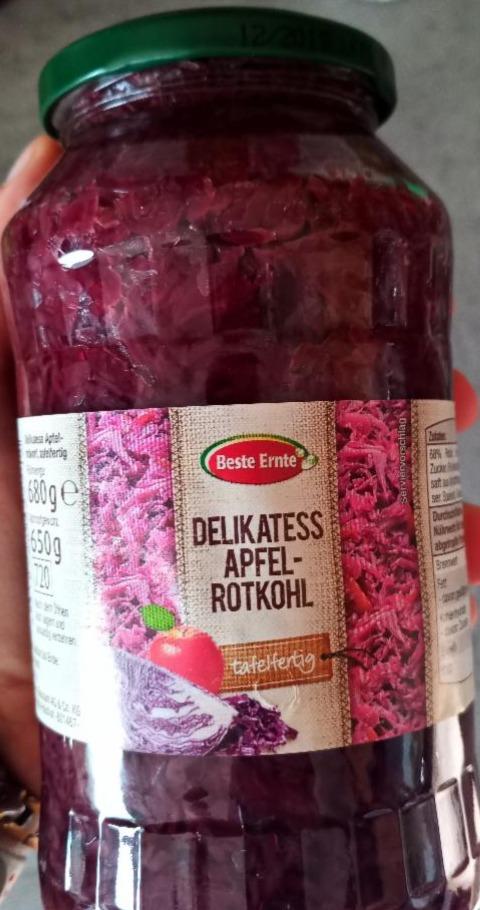 Fotografie - Delikatess Apfel-Rotkohl Beste Ernte