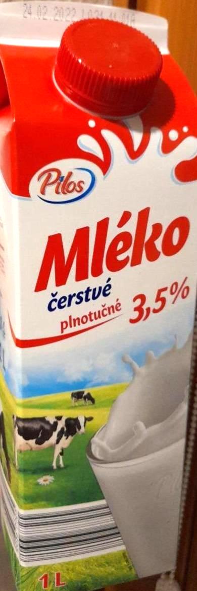 Fotografie - mlieko plnotučné čerstvé 3,5 % Pilos