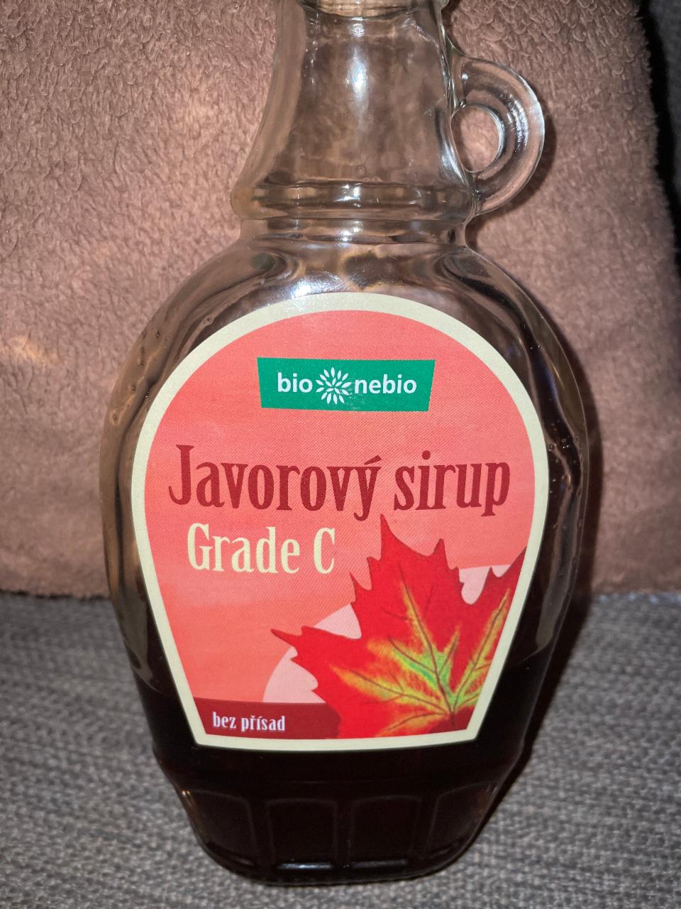 Fotografie - Javorový sirup Grade C Bio nebio