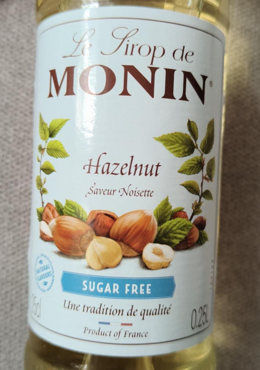 Fotografie - Hazelnut Sugar Free Le Sirop de Monin