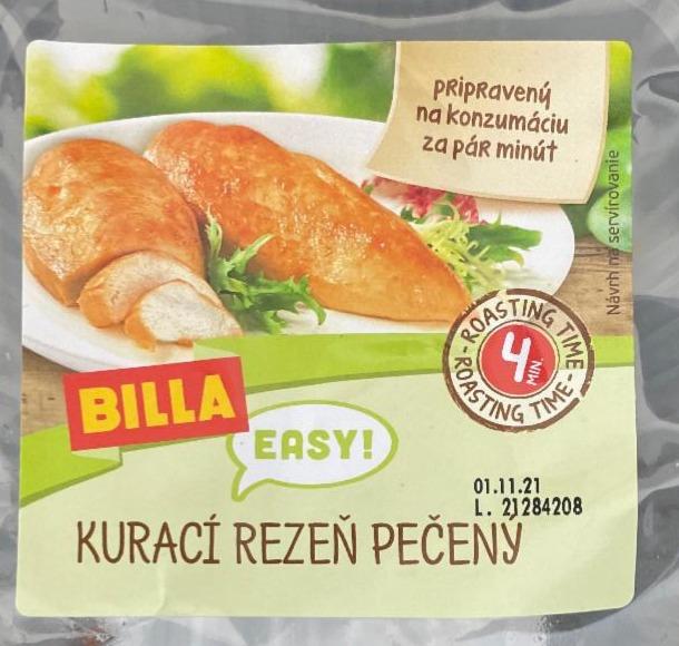 Fotografie - kurací rezeň pečený billa