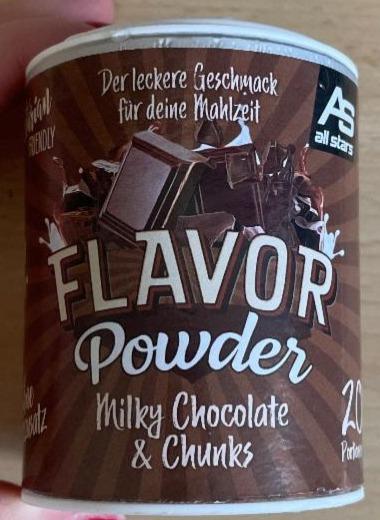 Fotografie - Flavor Powder Milky Chocolate & Chunks All Stars