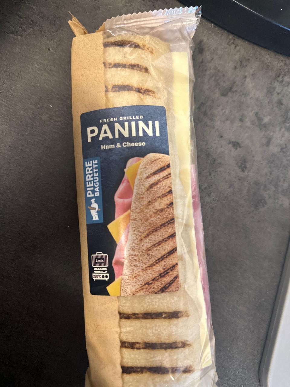 Fotografie - Panini Ham & Cheese Pierre Baguette