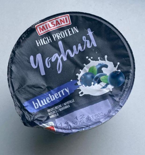 Fotografie - High Protein Yoghurt blueberry Milsani