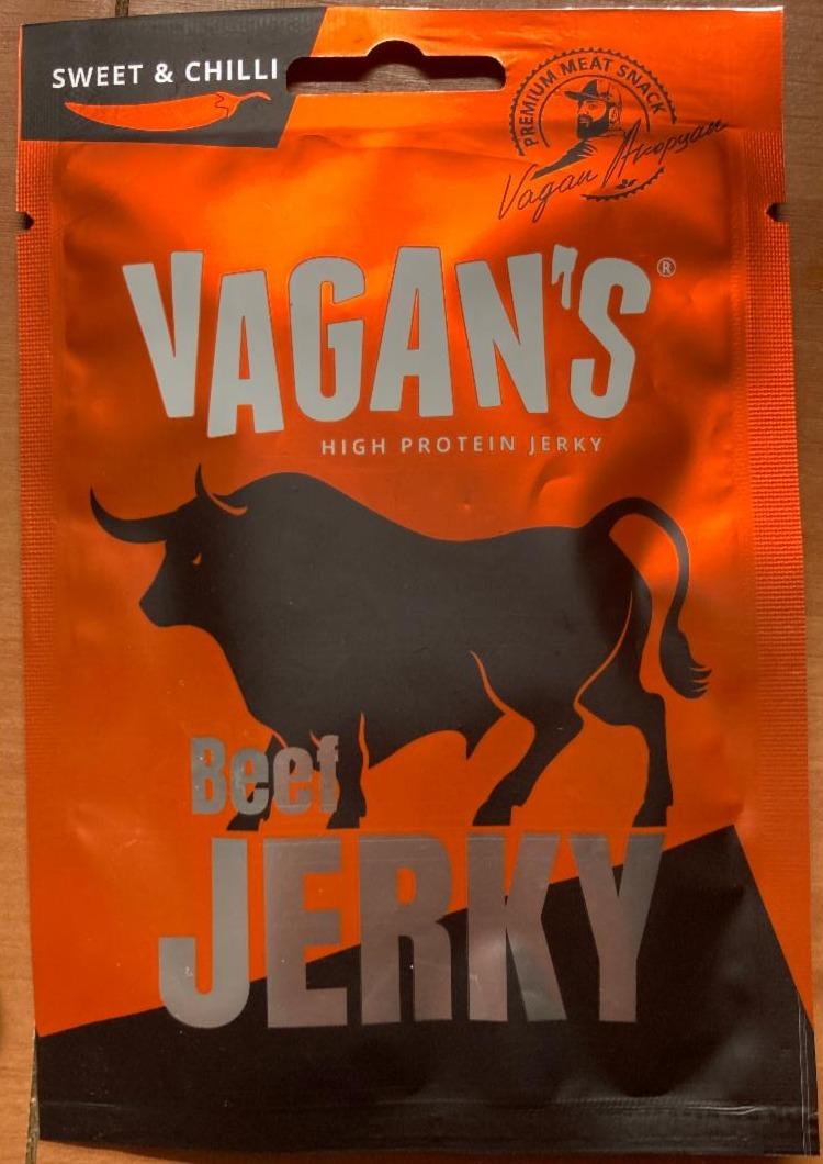 Fotografie - Beef Jerky Sweet & Chilli Vagan's