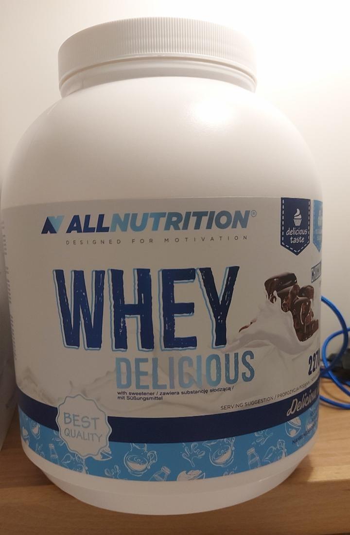 Fotografie - Whey Delicious Chocolate Allnutrition