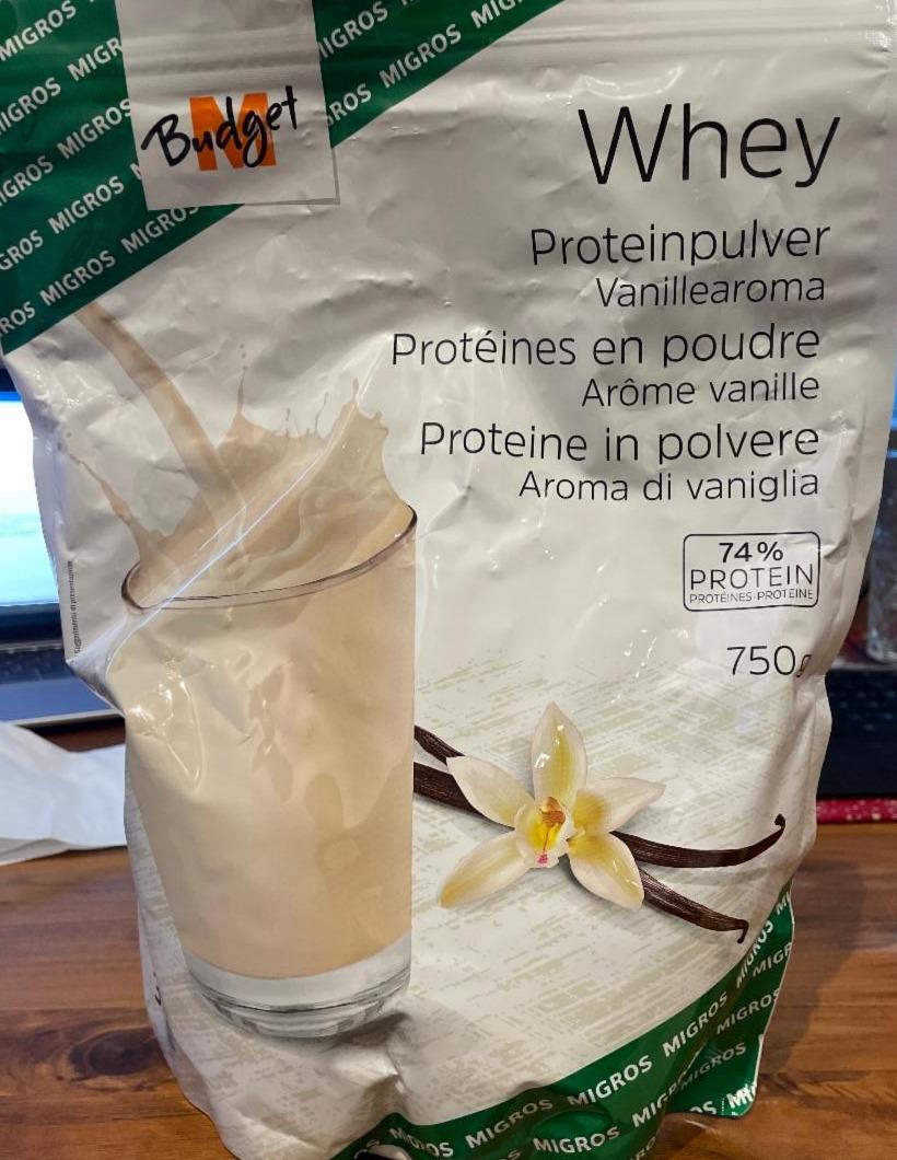 Fotografie - Whey Proteinpulver Vanillearoma M-Budget