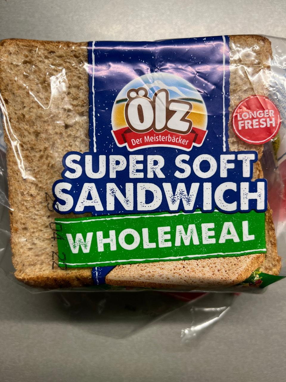 Fotografie - Super Soft Sandwich Wholemeal Ölz
