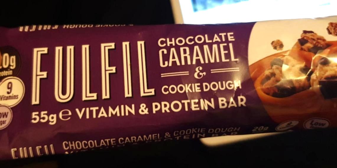 Fotografie - Chocolate Caramel & Cookie Dough Vitamin & Protein Bar Fulfil