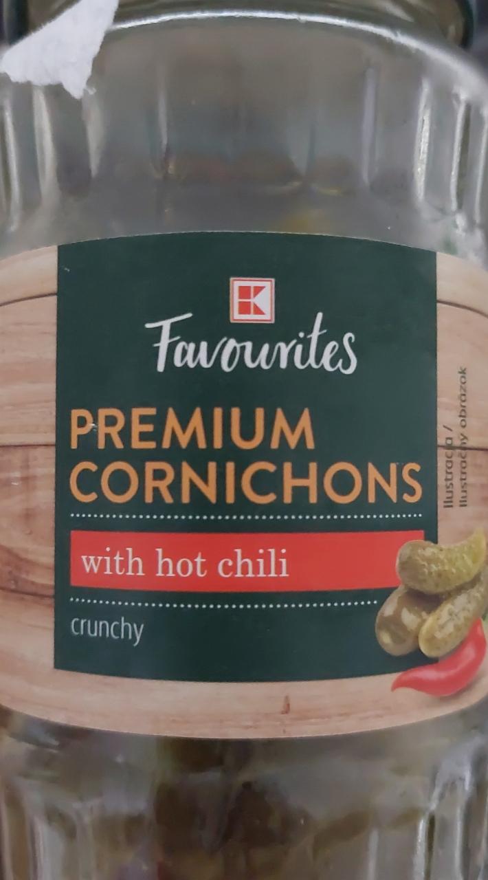 Fotografie - Premium cornichons with hot chili K-Favourites