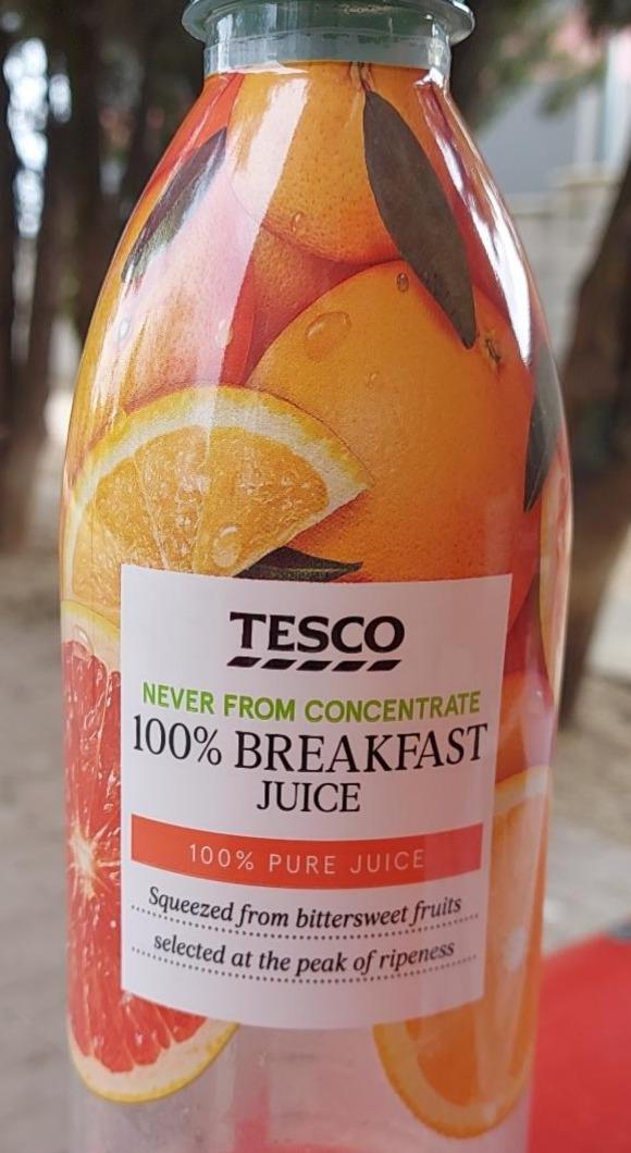 Fotografie - 100% Breakfast Juice Tesco