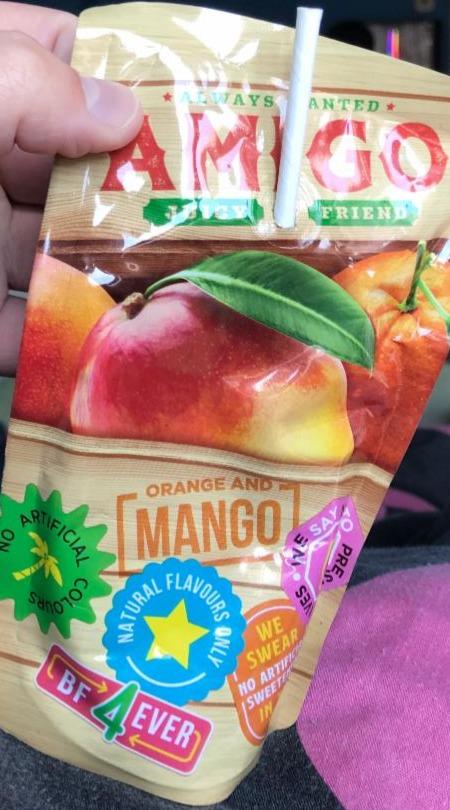 Fotografie - AMIGO orange and mango nápoj