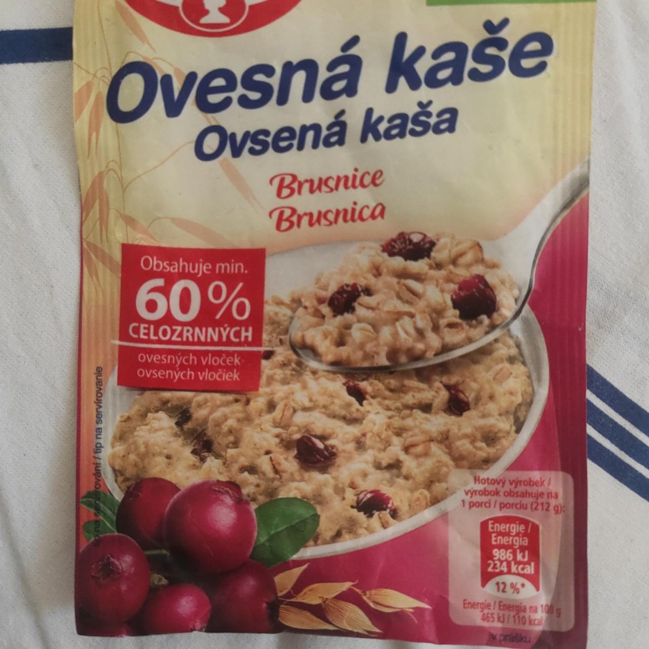 Fotografie - Ovsená kaša brusnica Dr.Oetker