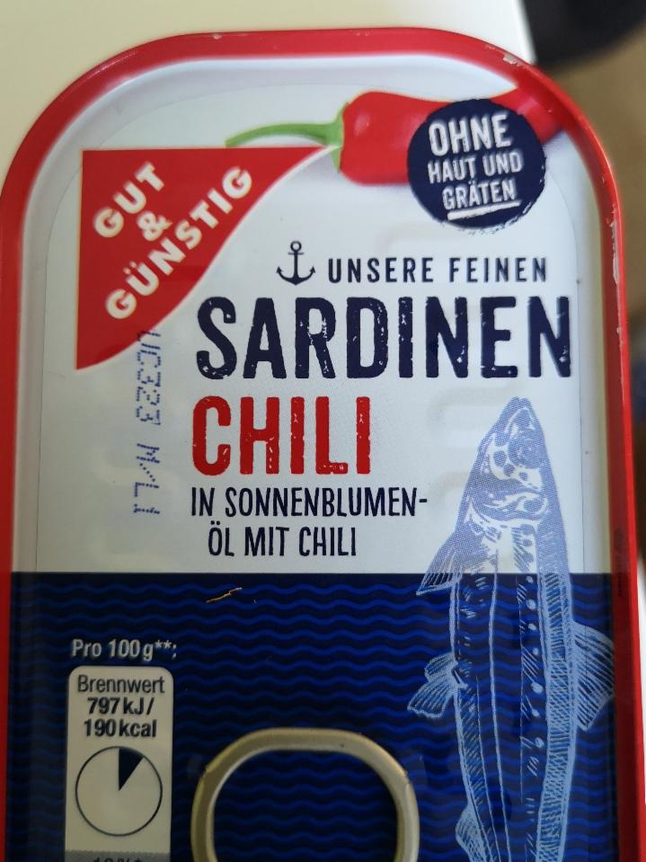 Fotografie - Sardinen chili