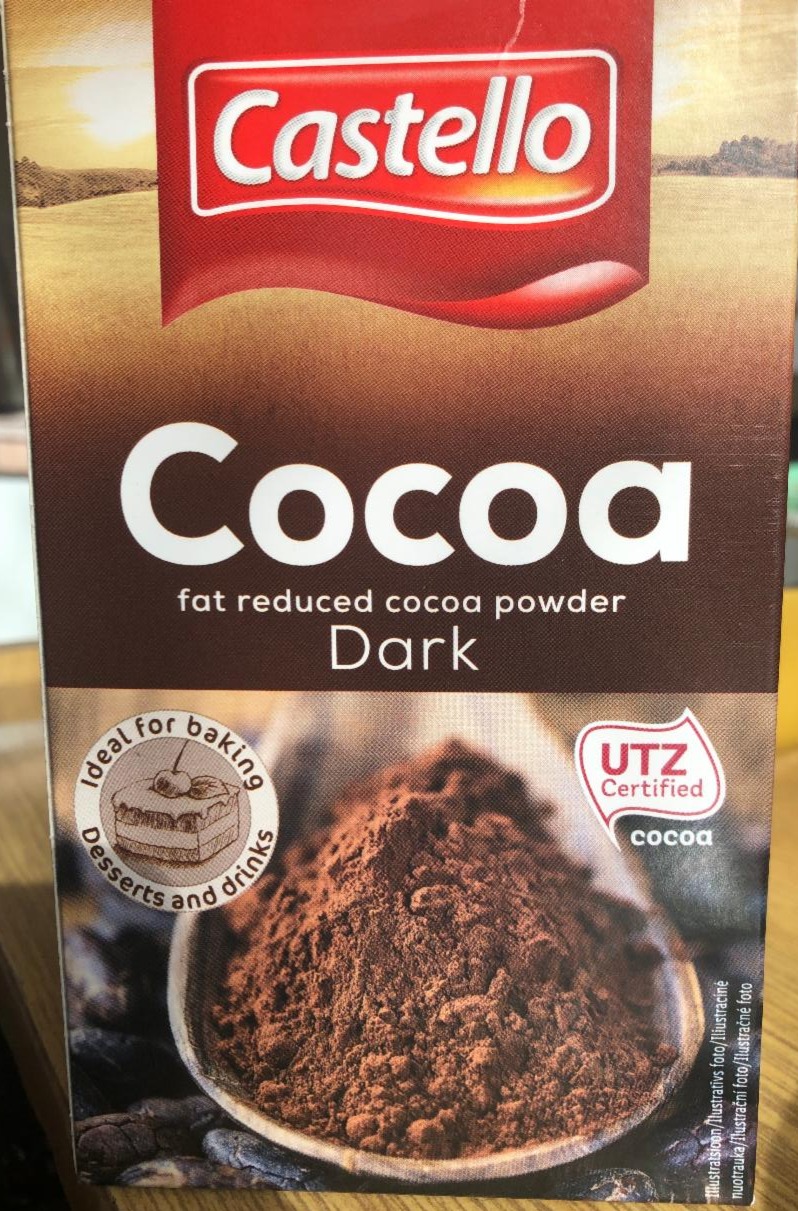 Fotografie - Cocoa fat reduced cocoa powder Dark Castello