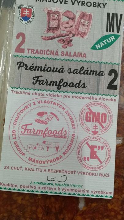 Fotografie - farmfoods prémiová salama