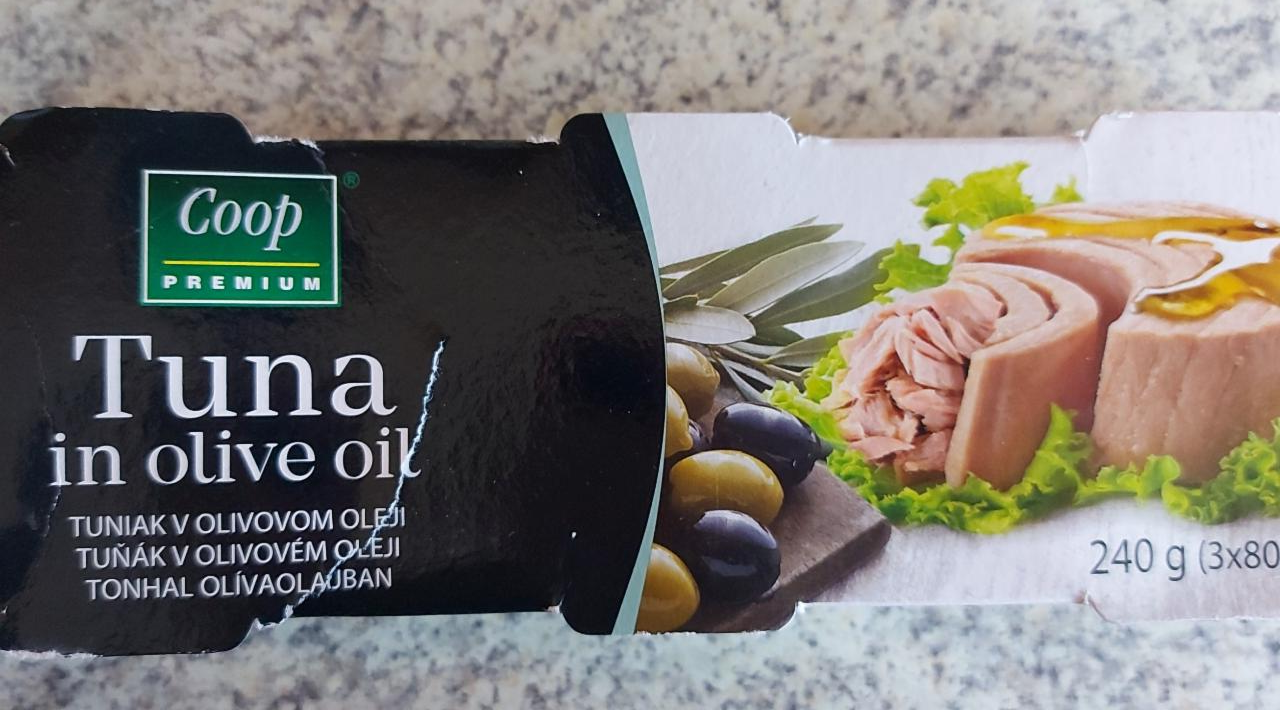 Fotografie - Tuna in olive oil Coop Premium