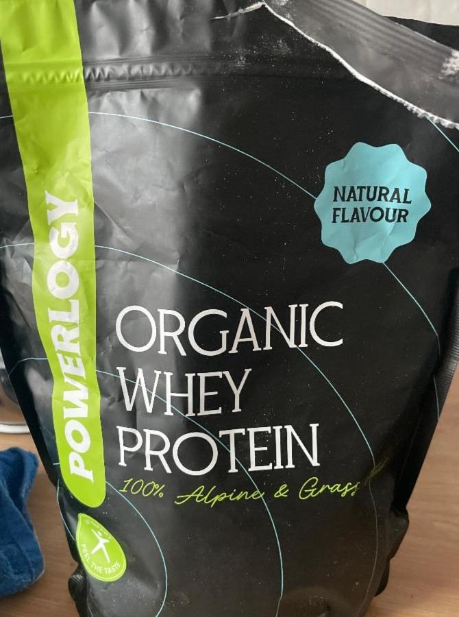 Fotografie - Organic whey protein natural flafour Powerlogy