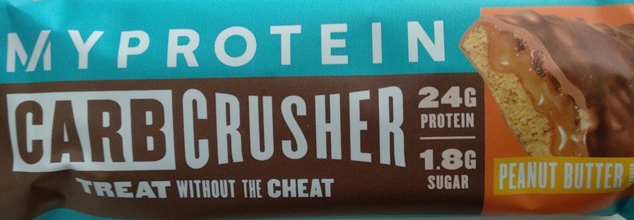 Fotografie - Carb crusher peanut butter Myprotein