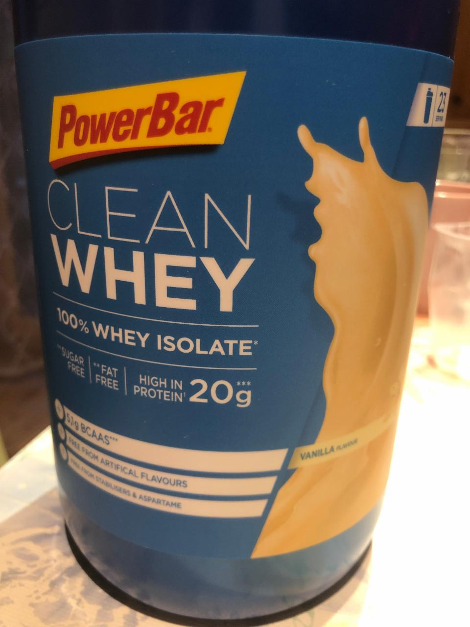 Fotografie - PowerBar clean whey vanilla protein 