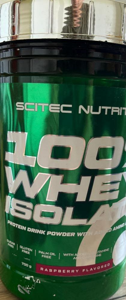 Fotografie - Scitec Nutrition 100% Whey isolate* Raspberry flavored