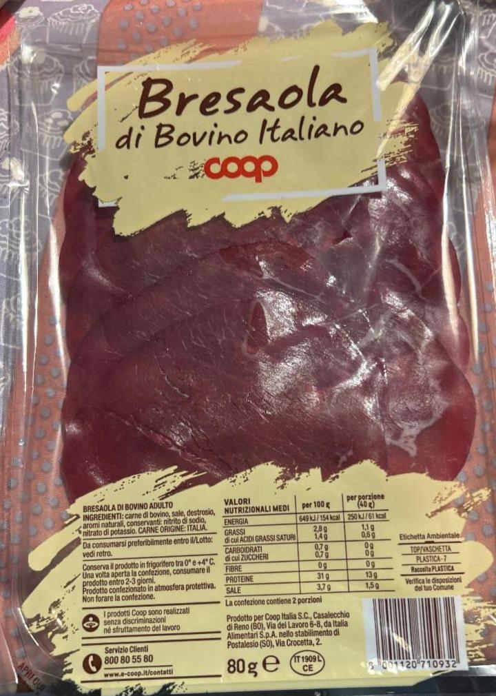 Fotografie - Bresaola di Bovino Italiano coop