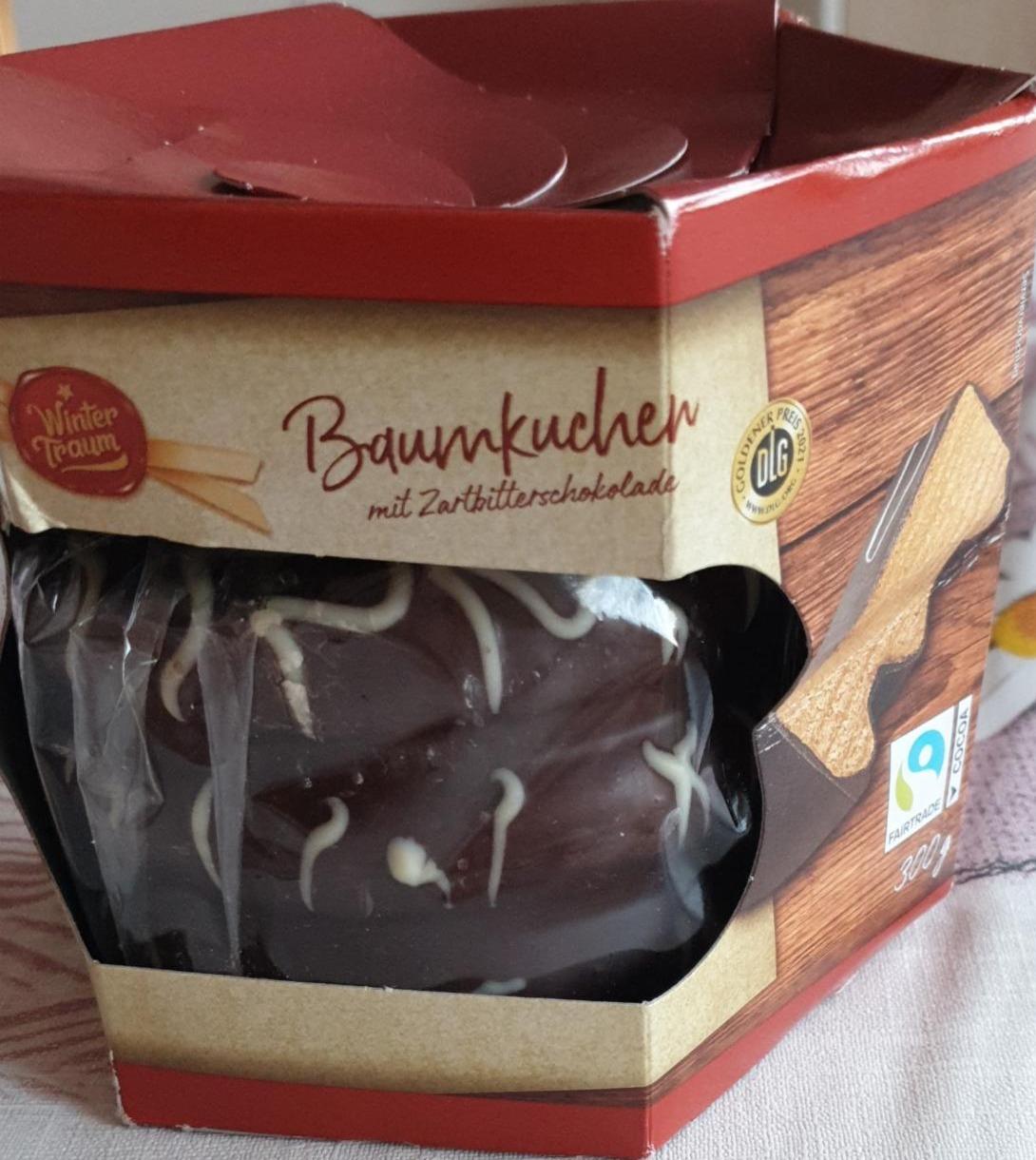 Fotografie - Baumkuchen mit Zartbitterschokolade Winter Traum