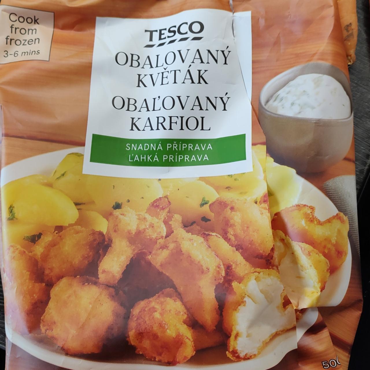 Fotografie - Obaľovaný Karfiol Tesco