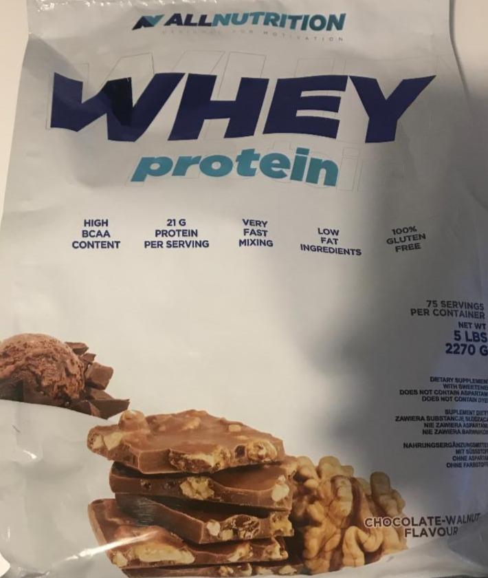 Fotografie - Whey protein chocolate - walnut AllNutrition