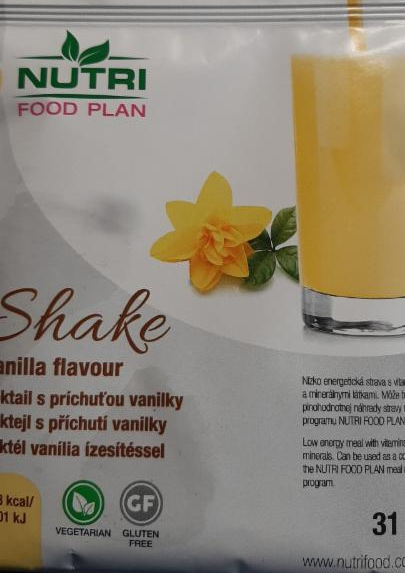 Fotografie - Nutri Food Shake Vanilka