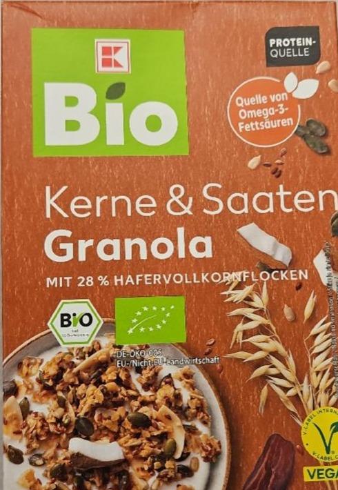 Fotografie - Kerne & Saaten Granola K-Bio