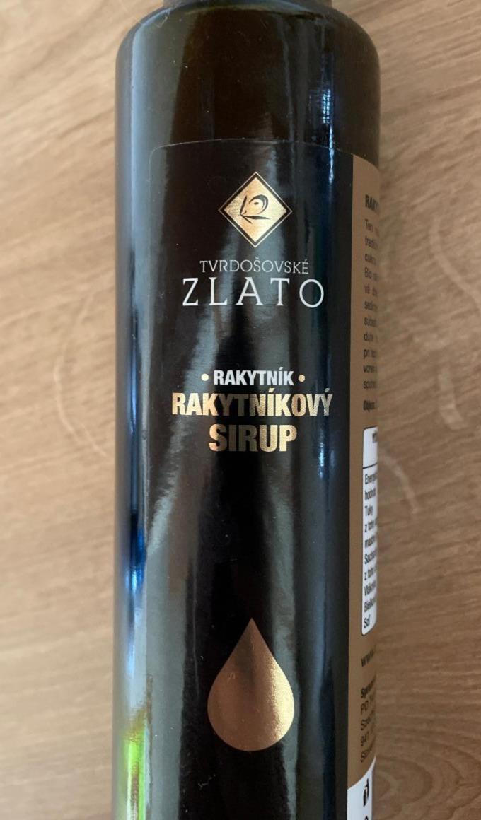 Fotografie - Rakytníkový sirup Tvrdošovské zlato