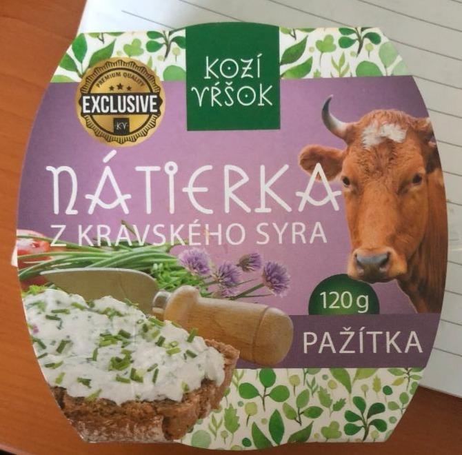 Fotografie - Nátierka z kravského syra Pažítka Kozí Vŕšok