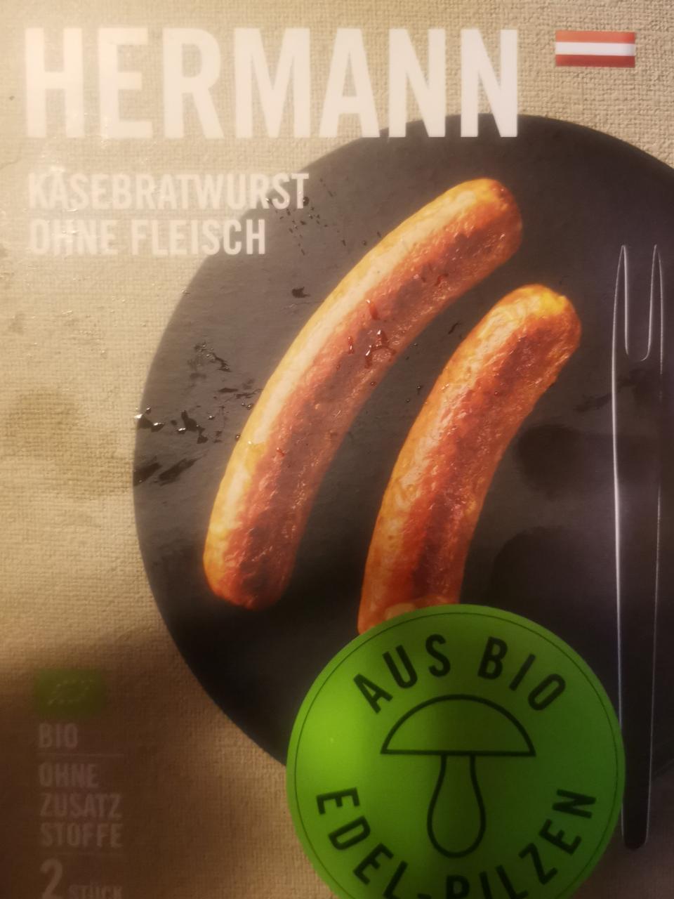 Fotografie - käsebratwurst ohne fleisch Hermann