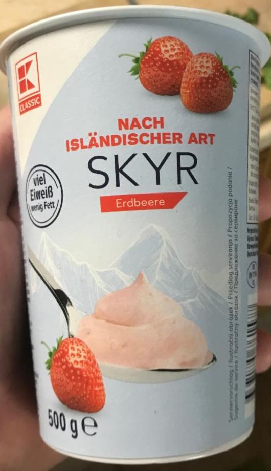 Fotografie - Skyr Nach Isländischer Art Erdbeere K-Classic