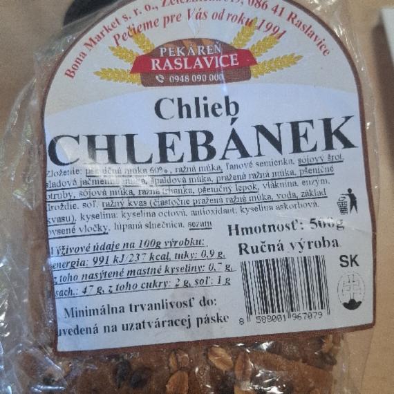 Fotografie - Chlieb Chlebánek Pekáreň Raslavice