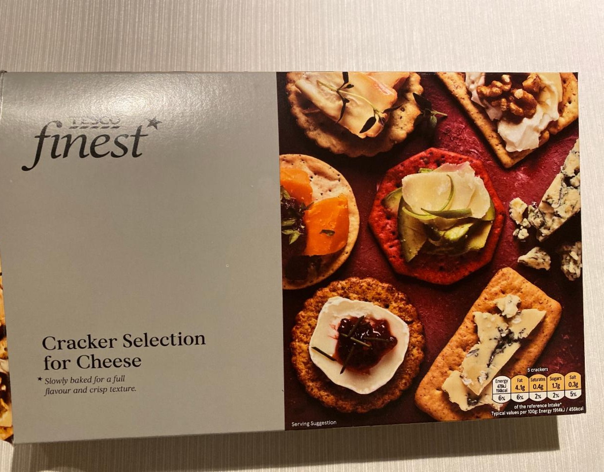 Fotografie - Cracker selection for cheese Tesco Finest