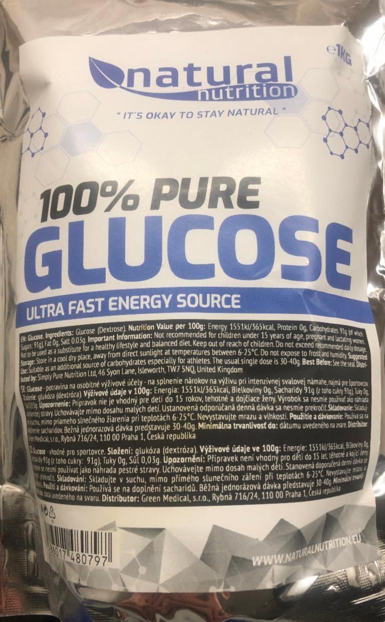 Fotografie - natural nutrition 100% glucose