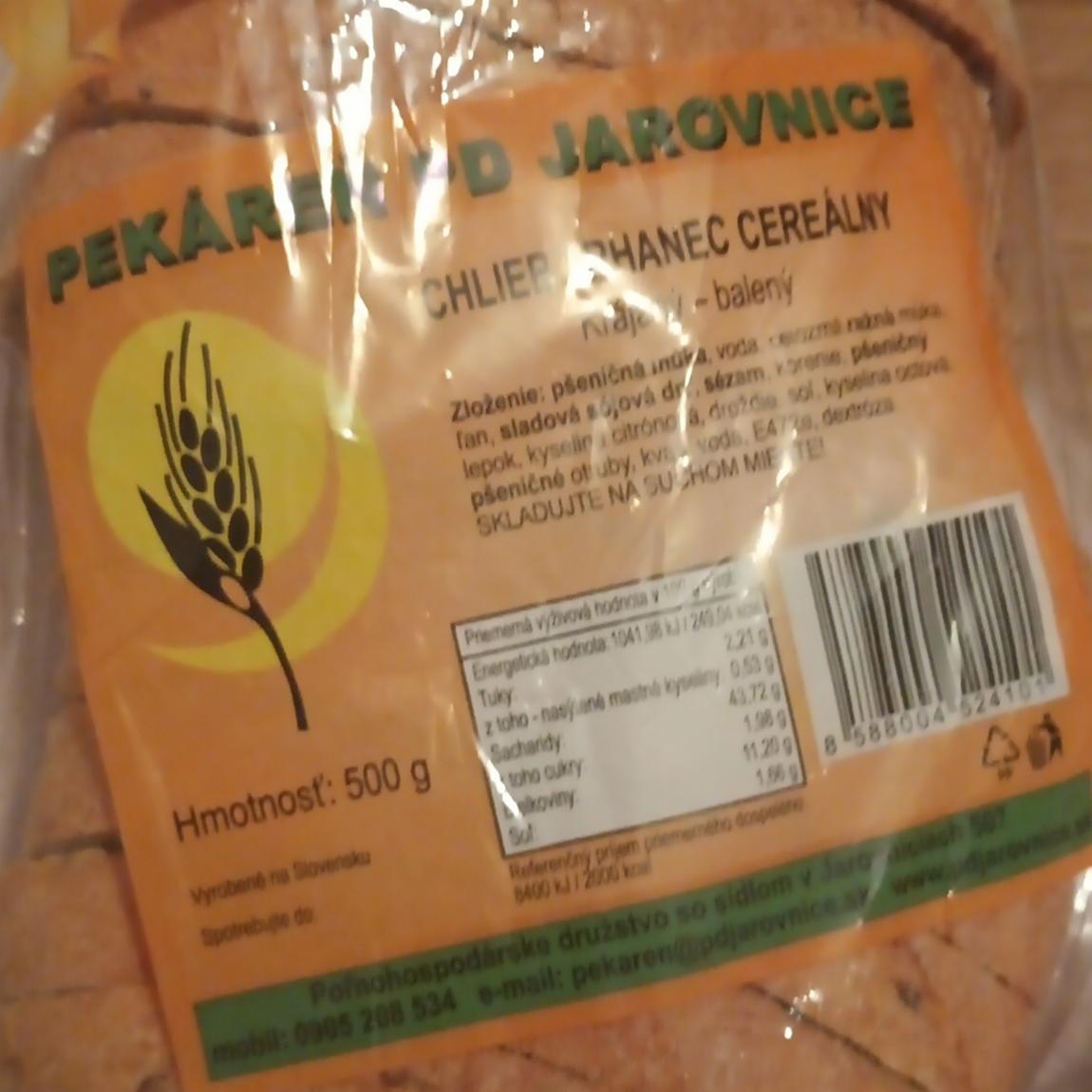 Fotografie - Chlieb trhanec cereálny Pekáreň PD Jarovnice