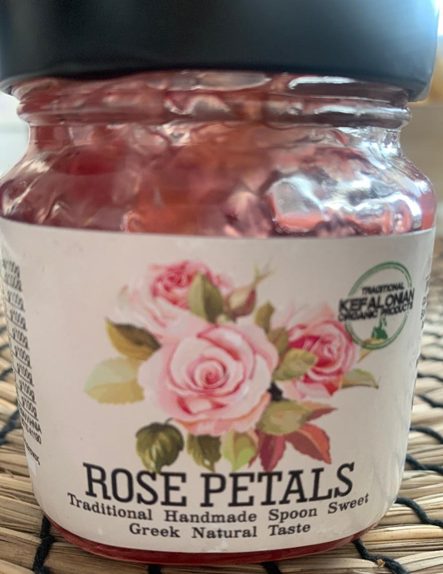 Fotografie - rose petals greek jam