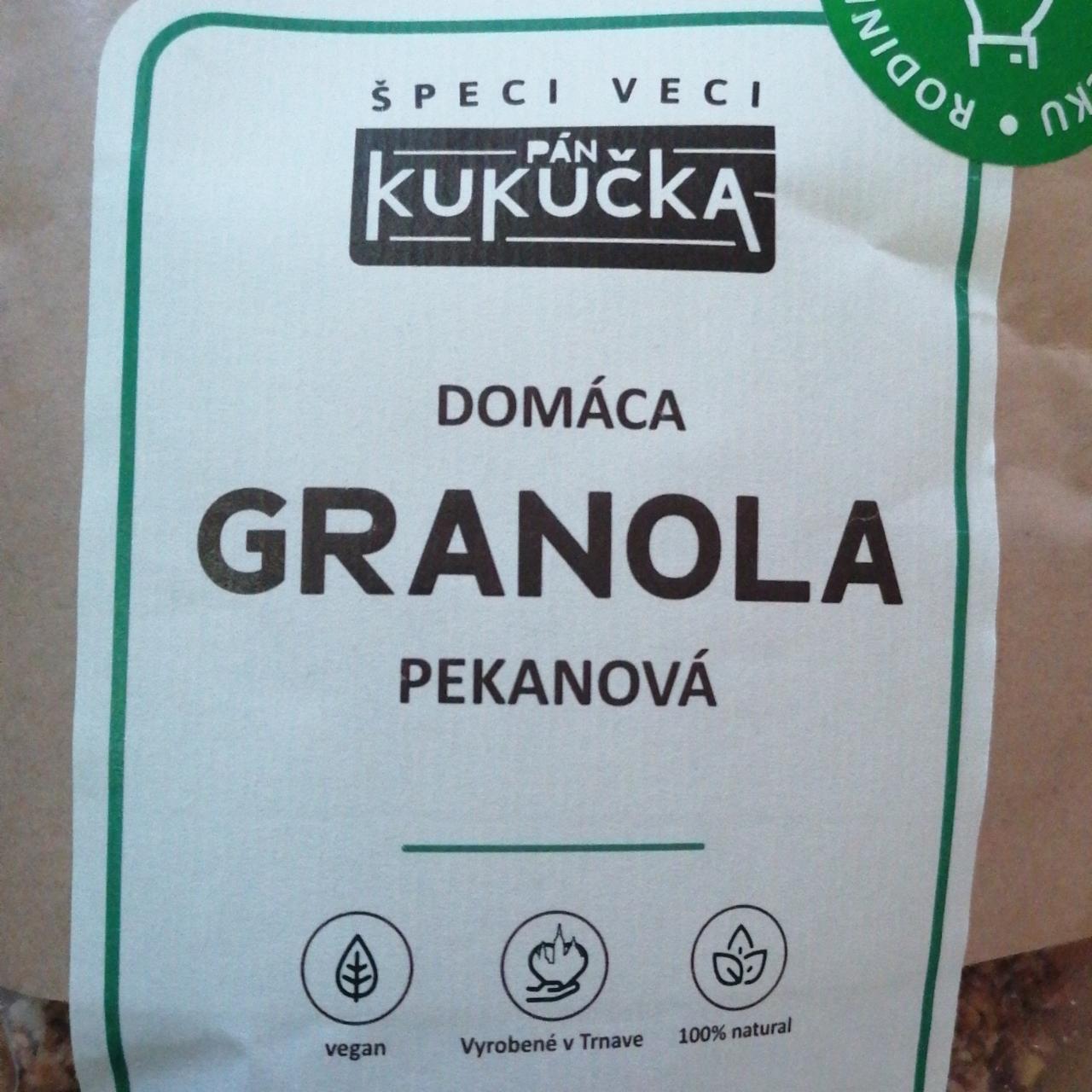 Fotografie - Domáca Granola Pekanová Pán Kukučka