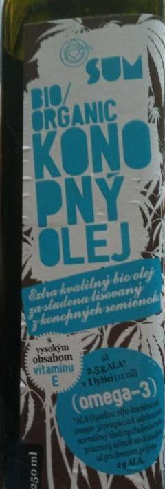 Fotografie - Sum Bio Organic Konopný olej