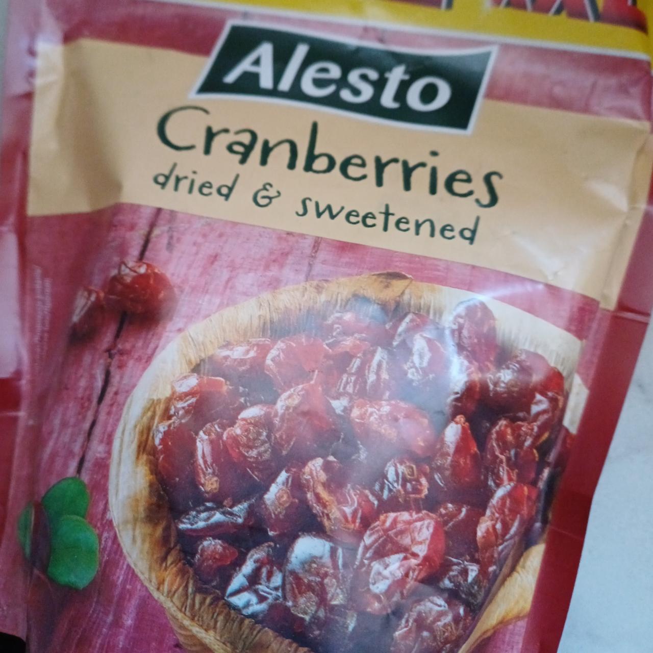 Fotografie - Cranberries dried & sweetened Alesto
